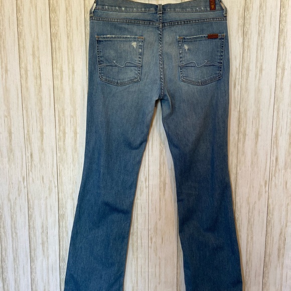7 FOR ALL MANKIND HIGH WAISTED BOOT CUT JEANS - Picture 7 of 7